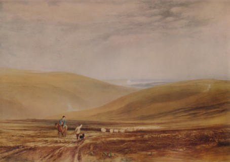 'The Downs near Beachy Head', 1844, (1935). Artist: Anthony Vandyke Copley Fielding.