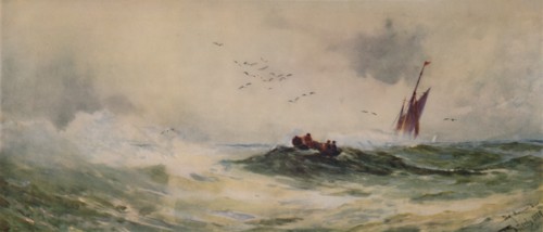 'The Harbour Bar', 1889, (1935). Artist: Thomas Bush Hardy.