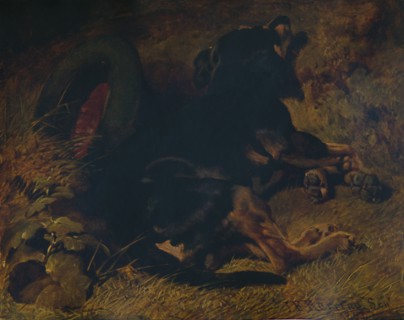 'Sleeping Dog', 1850, (1935). Creator: John Frederick Herring I.