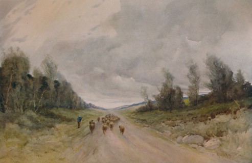 'On a Northumberland Road', 20th century, (1935). Artist: Robert J Hewitt.