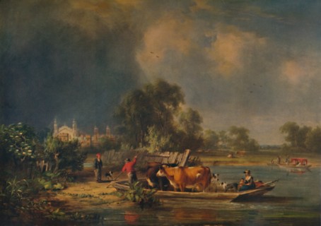 'Eton from the River', 19th century, (1935). Artist: John Hilder.