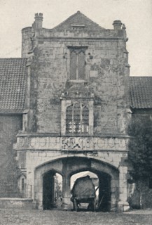 'Palace Gateway, Cawood, Near York', 1903. Artist: Unknown.