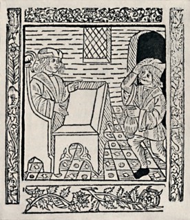 'Tenant Paying Rent', 1523, (1903). Artist: Unknown.