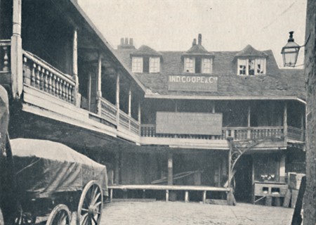 'The Tabard Inn, Southwark', c1873, (1903). Artist: Alfred Newton & Sons.