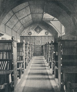 'Merton College Library', 1903. Artist: Gillman.