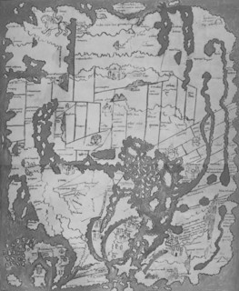 'The Cottoniana or Anglo-Saxon Map (MS Tib. BV)', c995, (1903). Artist: Unknown.