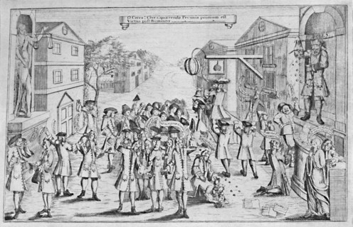 'An Election Won By Bribery', 1727, (1904). Artist: Unknown.
