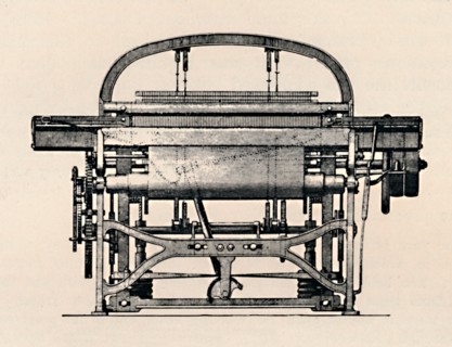 'Power Loom (Front View)', 1836, (1904). Artist: Unknown.