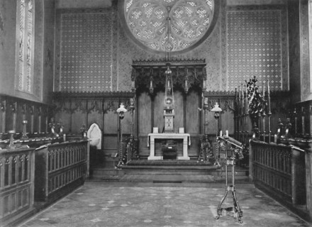 'The Chancel, Catholic Apostolic Church, Albury Park', 1904. Artist: Unknown.