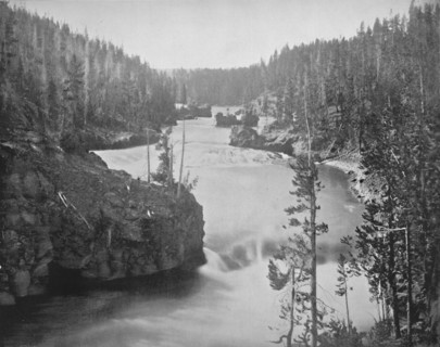 'The Rapids of the Yellowstone', 19th century. Artist: Unknown.