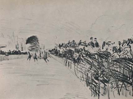 'The Races', 1865-1872, (1946).  Artist: Edouard Manet.