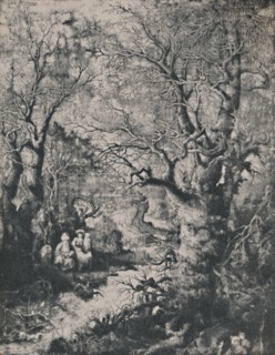 'The Holy Family', 1855, (1946). Artist: Rodolphe Bresdin.