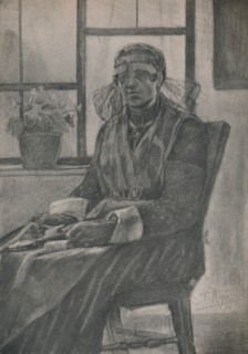 'The Lacemaker', 1946. Artist: Felicien Joseph Victor Rops.