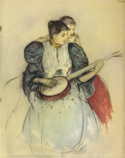'The Banjo Lesson', 1893, (1946).  Artist: Mary Cassatt.