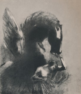 'Pegasus Captive', 1889, (1946).  Artist: Odilon Redon.