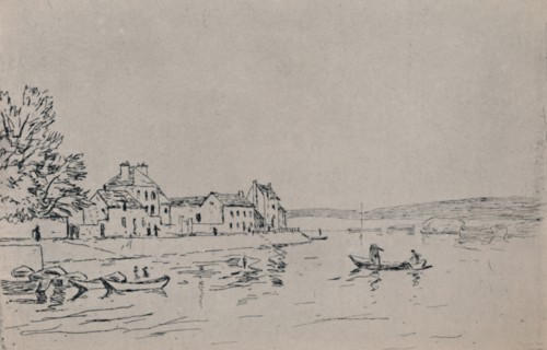 'The Banks of Loing', c.1880s, (1946). Artist: Alfred Sisley.