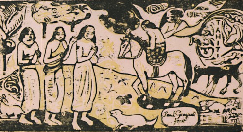 'A Change of Residence', c.1899, (1946). Artist: Paul Gauguin.