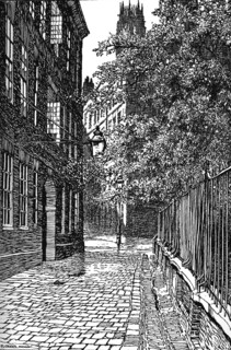 'Clifford's Inn, Looking North', 1903. Artist: Unknown.