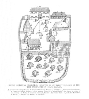 'Bosniac Communal Homestead', 1902.  Artist: Unknown.