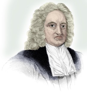 Edmond Halley, English astronomer, mathematician, meteorologist, and physicist, (c1850). Artist: Unknown.