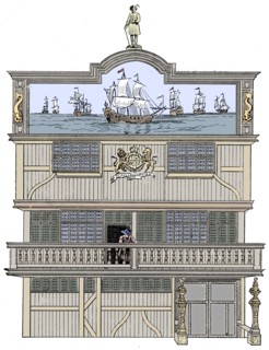 Front of the old East India House, London, 1894. Artist: Unknown.