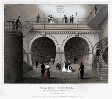 Thames Tunnel, London, 19th century. Artist: Unknown.