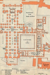 'Durham Cathedral', c20th Century. Artist: John Bartholomew.