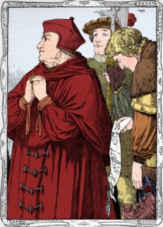 The Arrest of Cardinal Wolsey, 1902. Artist: Patten Wilson.