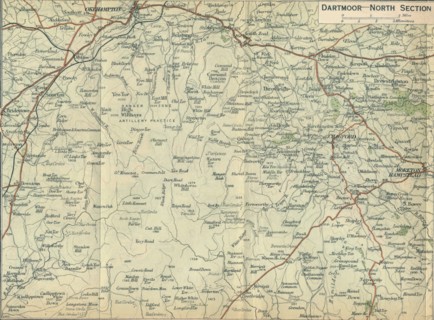 'Dartmoor - North Section', c20th Century. Artist: John Bartholomew.
