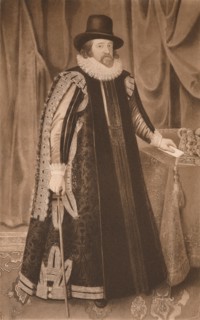 'Francis Bacon, Viscount St. Albans', c1600, (1904). Artist: Paulus van Somer.