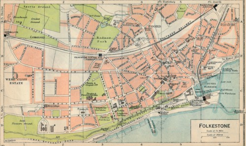 'Folkestone', c20th Century. Artist: John Bartholomew.