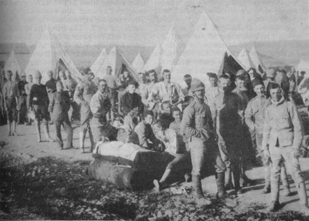 'The Dublin Fusiliers Just Before Embarking in the Armoured Train', 1902. Artist: Unknown.