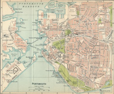 'Portsmouth', c20th Century. Artist: John Bartholomew.