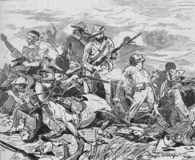 They Fought on Grimly, 1895, (1902). Artist: George Soper.