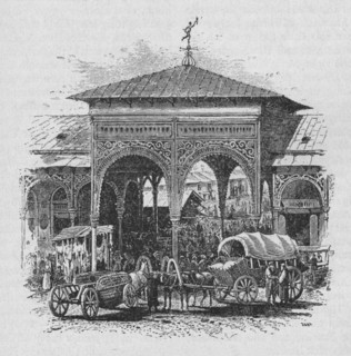 'The Jews' Market, Warsaw', 1902. Artist: Jatt.