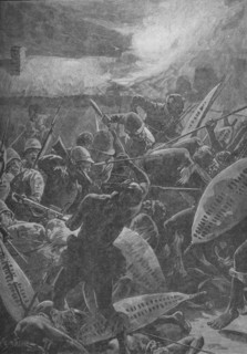 There Was A Hand-To-Hand Struggle, 1902. Artist: WR Wollen.