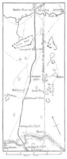 'Lord Methuen's Line of Advance to the Modder River', 1902. Artist: Unknown.