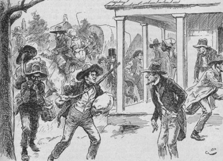'The City Was Taken With A Desperate Panic', 1902. Artist: Gordon Frederick Browne.