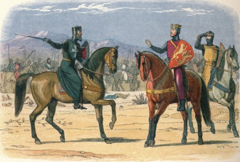 'Richard and the Master of St. John', 1191 (1864). Artist: James William Edmund Doyle.