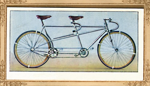 'Racing Tandem', 1939. Artist: Unknown.