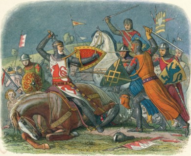 'Death of De Montfort', 1265 (1864). Artist: James William Edmund Doyle.