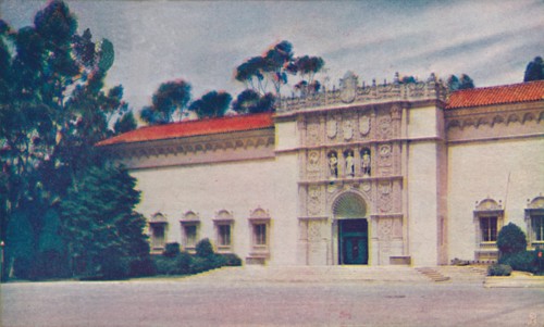'The Imposing Doorway of Fine Arts Gallery', c1935. Artist: Unknown.