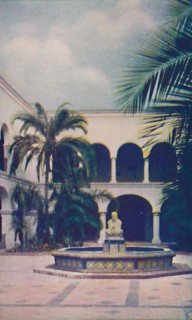 'Patio of the House of Hospitality', c1935. Artist: Unknown.
