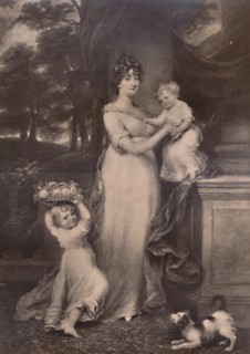 Maria Scott-Waring and her daughters, c 1804 (1894). Artist: Charles Turner.