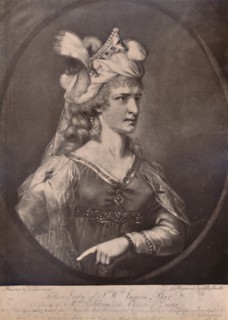 Sarah Siddons, Welsh actress, as Zara in William Congreve's play The Mourning Bride, c1783 (1894). Artist: John Raphael Smith.