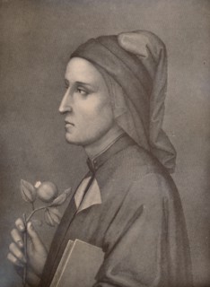 Dante Alighieri, Italian poet, 19th century (1894). Artist: Eduardo Chiossone.