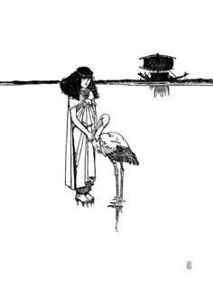 'Placed The Golden Circuit Around His Neck', c1930. Artist: W Heath Robinson.