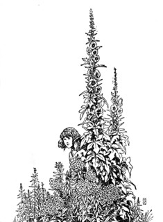'Gerda Knew Every Flower in the Garden', c1930. Artist: W Heath Robinson.
