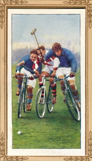 'Bicycle Polo', 1939. Artist: Unknown.
