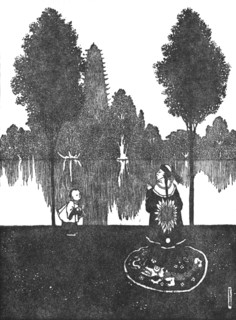 'They Adored the City, the Palace, and the Garden', c1930. Artist: W Heath Robinson.